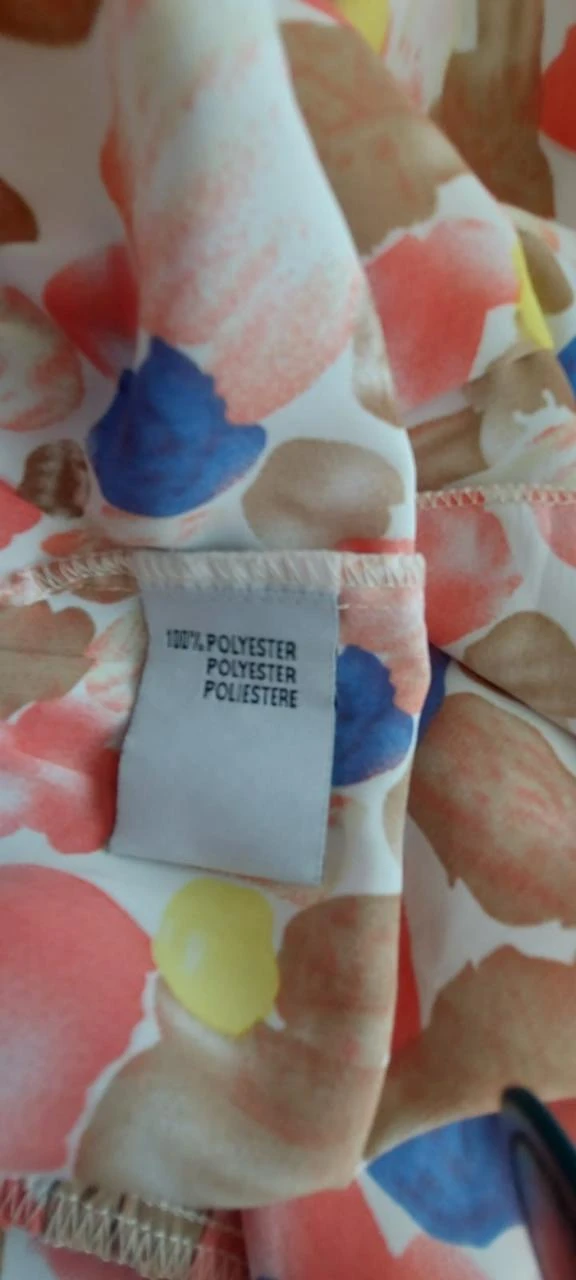 Vestido de verão com estampa colorida, tamanho G – photo 3
